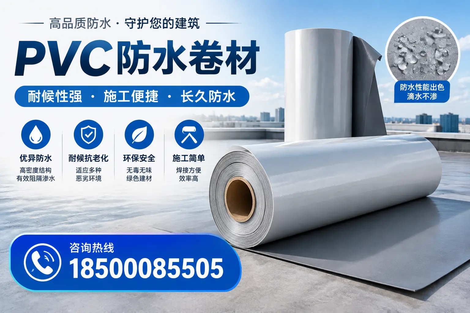 pvc防水卷材在三门峡的行业应用前景分析